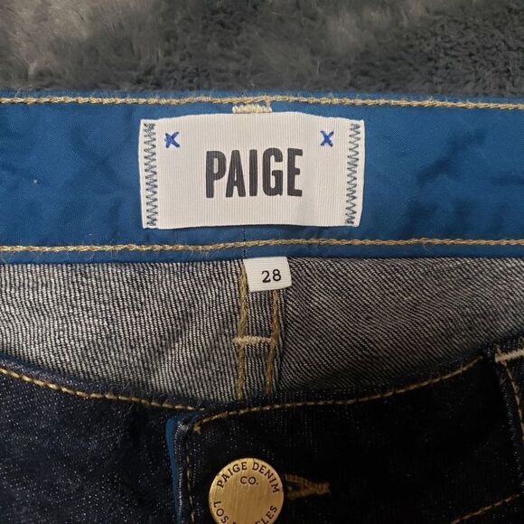 PAIGE Jimmy Jimmy Rebel skinny jeans - Size 28 Dark Wash - Picture 5 of 12